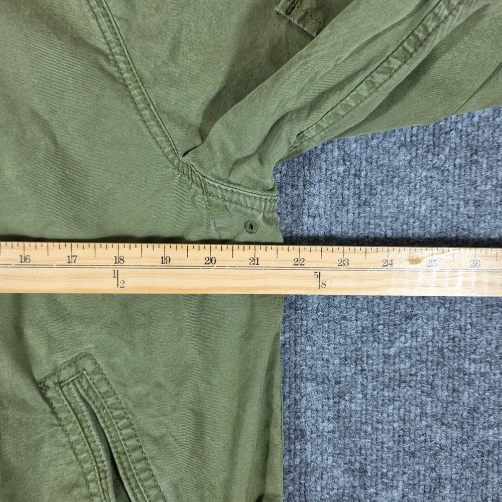 Polo Ralph Lauren Womens Olive Green Hooded Windbreaker Jacket Size Medium - Picture 8 of 8
